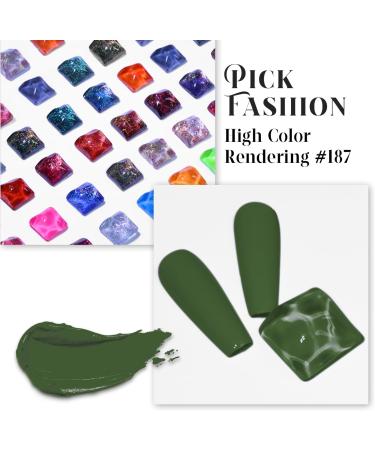 Lavender Violets 15ml Gel Nail Polish in Tree Green - UV LED Soak Off, Manicure Pedicure Curing with Nail Lamp - A0187 - Buy Online on GoSupps.com