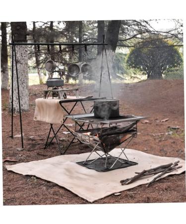 SEWOART 1pc BBQ Fire Mat Outdoor BBQ Outdoor+mat Barbecue Supplies Outdoor Stove Mat Protection Accessories 80x80cm Light Yellow - Buy Online on GoSupps.com