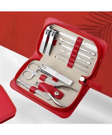 Stainless Steel Nail Clipper Set Beauty Tool Set with Portable Nail Art Tool Red Black Gray Nail Cutting (Color : C3) - Buy Online on GoSupps.com
