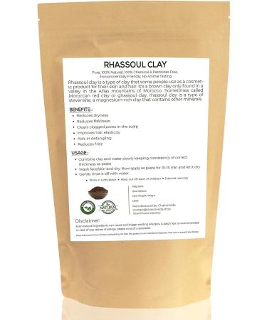 Rhassoul Clay Best for Skin 100% Natural 100g by ChakraVeda - Buy Online on GoSupps.com