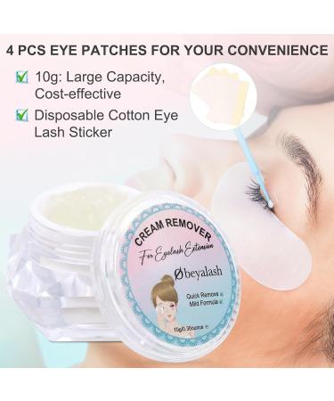 Obeyalash Cream Eyelash Glue Remover - 10g Lash Extension Remover for Easy Eyelash Extension Removal - Buy Online on GoSupps.com
