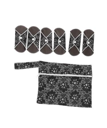 Women Suit 6 Pcs Aunt Towel Set Women Suit Set Cloth Mama Pads Reusable Period Pad Girls Suit Under Pants for Women Girls Towel Napkins Menstrual Pad Girls Pad Women's Small Assorted Color 1 Count (Pack of 1)