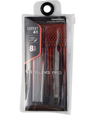 STALEKS Professional Eyelash Tweezers Expert 41 Type 8 (Mini L 70 Inches) - Buy Online on GoSupps.com
