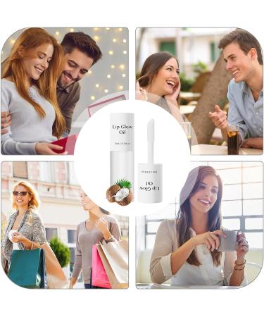 Women's Lip Oil | Nourishing and Moisturizing Tinted Lip Treatment Lip Lacquer Face Makeup for Evening Events and Weddings - Buy Online on GoSupps.com