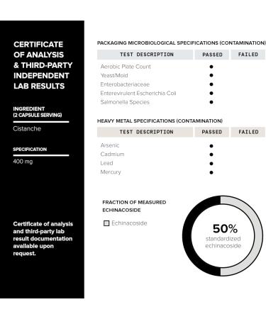 Buy Toniiq Cistanche Tubulosa - 4000mg Pure Cistanche Supplement for Men | 10x Concentrated Echinacoside & Verbascoside | Boost Endurance Strength Recovery & Mood - 60 Caps - Buy Online on GoSupps.com