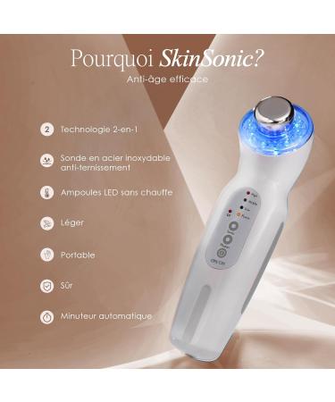 Face Lift Wand by Project E Beauty | Red Blue & Green Light | Vibrating Massage | Collagen Boost | Anti-Aging | Firming | D - Buy Online on GoSupps.com