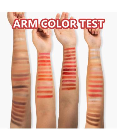 5-Layer Foldable Makeup Palette Set | 67 Shades for All Skin Tones | Portable & Long-Lasting Contour Blush Highlight Eyeshadow & Lipstick | Cherry Smoke - Buy Online on GoSupps.com