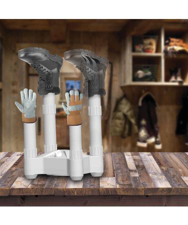 LifeSmart BD001 4 Post Boot Dryer - Fast Airflow, Small Size, White - Buy Online on GoSupps.com