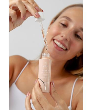 AntiAging Facial Serum 30 ml Firms the skin and minimizes wrinkles Restores elasticity Firmer youngerlooking skin Antioxidant effect USU Cosmetics - Buy Online on GoSupps.com