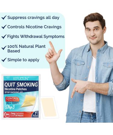 Nicotine Patches 7 mg Step 3 - Stop Smoking Aid 30 Count - Buy Online on GoSupps.com
