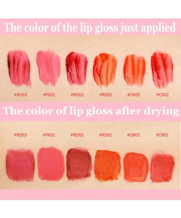 6 Colors Wine Lip Tint - Waterproof Long Lasting Lipstick Set | Non-Stick Cup Moisturizing Lip Gloss - Fine Packaging for All-Day Wear - Buy Online on GoSupps.com