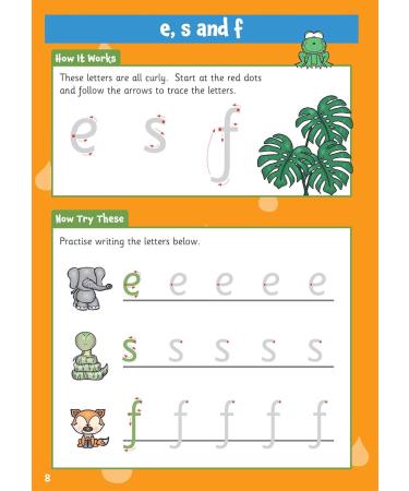 Writing Activity Book for Ages 4-5 | CGP Reception Activities | International Shipping - Buy Online on GoSupps.com