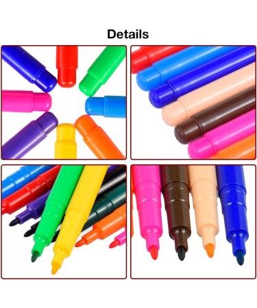 Cyhamse 12PCS Edible Food Colour Pens Edible Writing Pens for Cake | Food Coloring Marker Baking Edible Coloring Pens Gourmet Writers - Buy Online on GoSupps.com