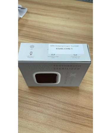 UV Toothbrush Sanitizer Holder - Portable Rechargeable Cleaner Case with Magnetic Holder | Travel & Home Use - No Drilling (White - Buy Online on GoSupps.com