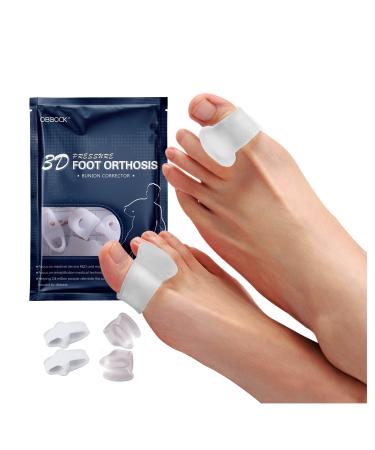 Toe Separator Bunion Corrector for Women  Toe spacers for feet Gel Toe Cushions for Preventing Rubbing & Relieve Pressure  Toe Protectors (6)