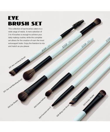 Jessup 10-Piece Makeup Brush Set | Ultimate 14-in-10 Duo-End Brushes for Foundation Eyeshadow Contour & More - International Shipping Available - Buy Online on GoSupps.com