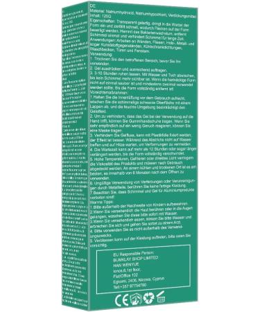Mold Remover Gel Mould and Mildew Remover Household Mildew Caulk Remover Wall Mold Cleaner Kitchen and Bathroom - Buy Online on GoSupps.com