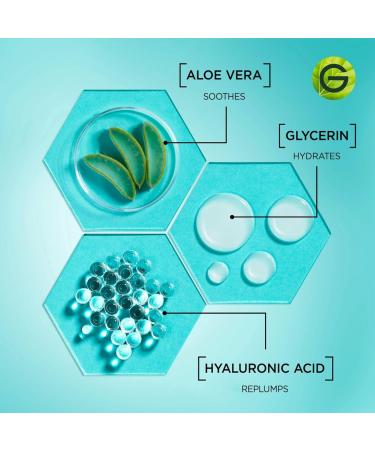 Garnier Aloe Vera Serum With HYALURONIC ACID and Aloe Vera Replumping and Hydrating Suppler Skin that Glows Healthier Looking Skin For Normal to Combination Skin Vegan Formula 30ml - Buy Online on GoSupps.com