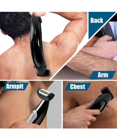 Body Razors for Men Back for Men Electric Chest Shaving Tool Back Trimmer for Men Shower Resistant with Extendable Handle - Buy Online on GoSupps.com