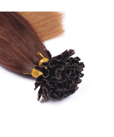 Buy High-Quality Keratin Bonding Hair Extensions - #6/27 Ombre 70cm 50 Strands | 100% Remy Real Hair U-Tip by Novon Hair Extensions - Buy Online on GoSupps.com