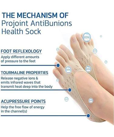10 Pairs Anti-Bunion Split Toe Orthopedic Compression Socks for Women - Black - Buy Online on GoSupps.com