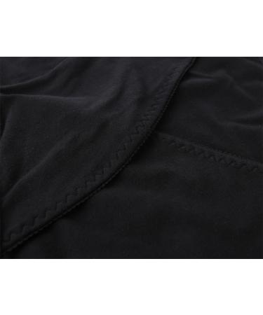 ZUMIY Maternity Nursing Top | Women's Cotton V Neck Ruched Waist | Double Layered Tank | Black+Grey 2-Pack - Buy Online on GoSupps.com