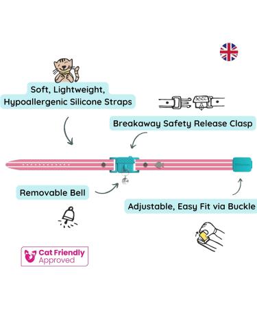 Shop Kittyrama Neck Bands for Cats & Kittens - Vogue Featured Vet Approved Breakaway Hypoallergenic & Comfortable - Shop Now! - Buy Online on GoSupps.com