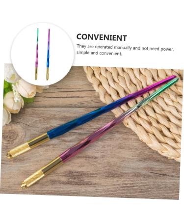 MAGICLULU 2pcs Colorful Embroidery Pen Eyebrow Pen Tattoos Mist Pen Embroidered Tattoos Tool Pen - Buy Online on GoSupps.com