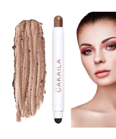 Raxove Eye Brightening Stick Silk Pencil with Pearl Matte Effect and Two Ends Stick Highlighter Automatic Rotating Makeup for Women Girls Raxove