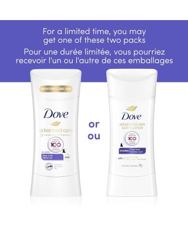 Dove Advanced Care Invisible Antiperspirant Stick Deodorant for Women Sheer Fresh Formulated to leave no White Marks on 100 colors 74 g - Buy Online on GoSupps.com