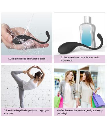 Kegel Ball Kit - Multi-Mode Intelligent Pelvic Trainer for Women Bladder Control Exerciser (Black) | Shop Now - Buy Online on GoSupps.com