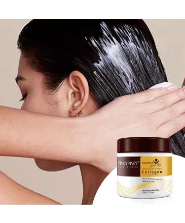 Collagen Hair Mask 500ml Hair Masks for Dry Damaged Hair Deep Conditioning Hair Treatment Natural Argan Oil Collagen Hair Mask Deep Conditioning Hair Mask - Buy Online on GoSupps.com