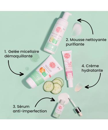 Pulpe de Vie - Certified Organic Face Serum #Nofilter 30ml - Anti-waste! Cucumber - Acne Skin Care - Rebalances the Skin - Natural Prebiotics - 100% Natural - Buy Online on GoSupps.com