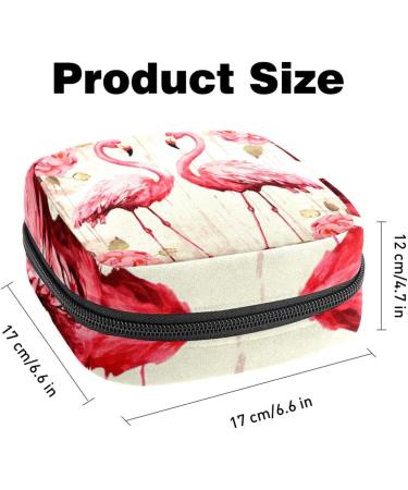Period Bag - Stylish Sanitary Napkin & Tampon Storage for Purses | Floral & Flamingo Designs | Perfect Valentine's Day Gift - Buy Online on GoSupps.com