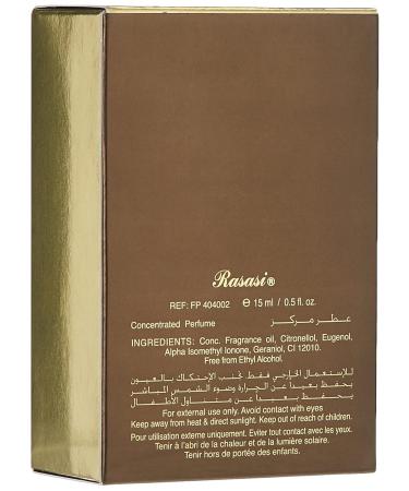 Rasasi Mushreqah Concentrated Perfume Oil 0.5 Ounce (Unisex) warm and spicy 0.5 Fl Oz (Pack of 1) - Buy Online on GoSupps.com