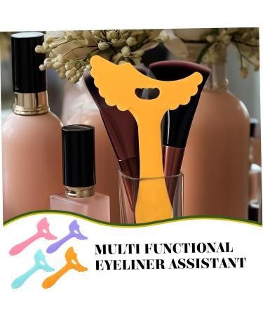 MAGICLULU 12 Pcs Eyeliner Silicone Molds Eye Makeup Stencils Lipstick Wearing Aid Eyelash Eyebrow Pencil Miss - Buy Online on GoSupps.com