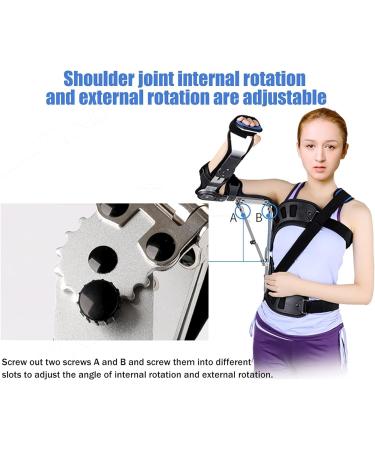 FoRes Shoulder Joint Fixation Brace - Adjustable Abduction Support for Left Shoulder & Elbow | Optimal Comfort & Rotation - Buy Online on GoSupps.com