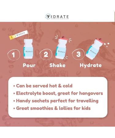 ViDrate Night Time Mixed Berry Electrolytes Powder - 8 Sachets, Sugar-Free Hydration with Vitamins - Replenish Electrolytes and Stay Hydrated - Buy Online on GoSupps.com