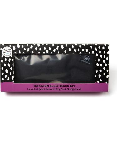 Wild Essentials Lavender Infused Sleep Mask with Resealable Pouch - Aromatherapy for Calming and Relaxation - Buy Online on GoSupps.com