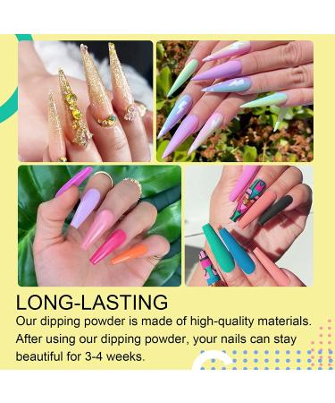 Saviland 29pcs Nail Dip Powder Kit | 20 Colors Set with Liquid, Base, Top Coat & Activator | Ideal for Nail Beginners & Professionals | D-Fantastic Night Gift for Ladies - Buy Online on GoSupps.com