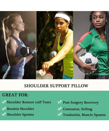 Shoulder Support Pillow for Pain Relief | Adjustable Shoulder Pillow for Recovery & Injury Prevention - Buy Online on GoSupps.com