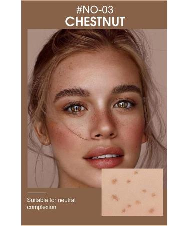 MAEPEOR Freckle Pen - Light Brown Natural Faux Freckles Makeup for Sunkissed Skin - Waterproof and Longlasting - Chestnut - Buy Online on GoSupps.com