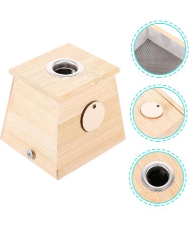 Healvian Moxibustion Box for Soccer Leg Support - 4 Pieces Moxa Burner Holder | Wooden & Metal Massage Device Tools - Buy Online on GoSupps.com