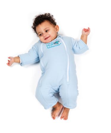 Baby Merlin's Magic Sleepsuit - 100% Cotton Baby Transition Swaddle - Baby Sleep Suit - Blue - 3-6 Months 3-6 Months Blue