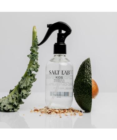 Salt Lab Kids Magnesium Oil Spray, Gentle Magnesium Spray for Children, Topical, Non Sticky Formula, Supports Relaxation & Sleep, Lightweight, Quick Drying, Fragrance Free, 6.8 Fl Oz, 1 Pack - Buy Online on GoSupps.com