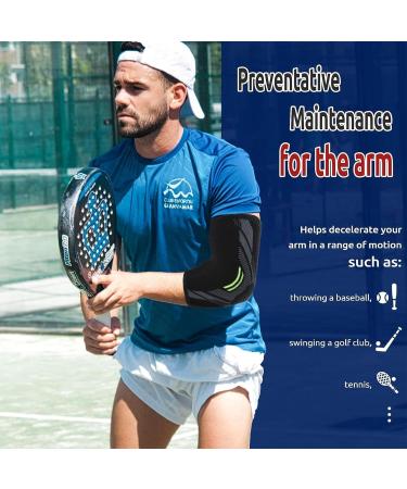 2 Pack Large Elbow Bandages for Tennis | Breathable Anti-Slip Support for Tendinitis & Arthritis Relief - Buy Online on GoSupps.com