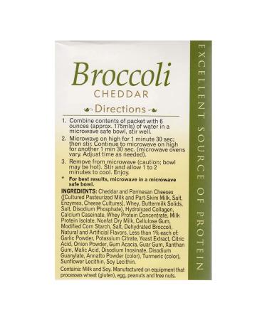 FITWISE High Protein Soup - 15g Protein | Low Calorie, Low Fat, Low Carb | Ideal Protein Compatible - 7 Servings (Broccoli Cheddar) - Buy Online on GoSupps.com