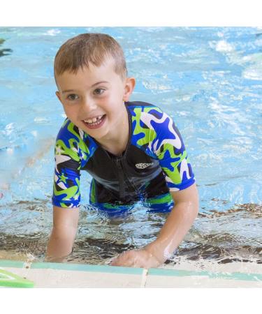 Buy Beco-Sealife Children's Wetsuit Shorty - 2mm UV Neoprene Suit for Kids with UPF 50+ Blue/Green | Ideal for Warming Swimming & Water Activities - Buy Online on GoSupps.com