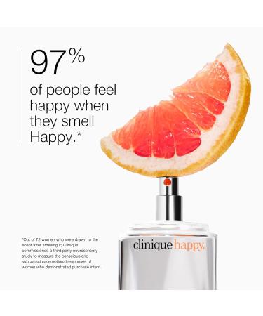 Clinique Happy Eau de Parfum Spray - Perfume For Women | Notes of Citrus-Bright + Floral-Fresh 1.7 Fl Oz (Pack of 1) - Buy Online on GoSupps.com