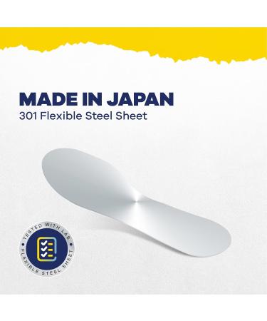 Tuffior Puncture Resistant Steel Plate Insoles for Men & Women - Nail Proof Safety Work Shoes - Enhanced Foot Protection - Large (Pack of 2 - Buy Online on GoSupps.com